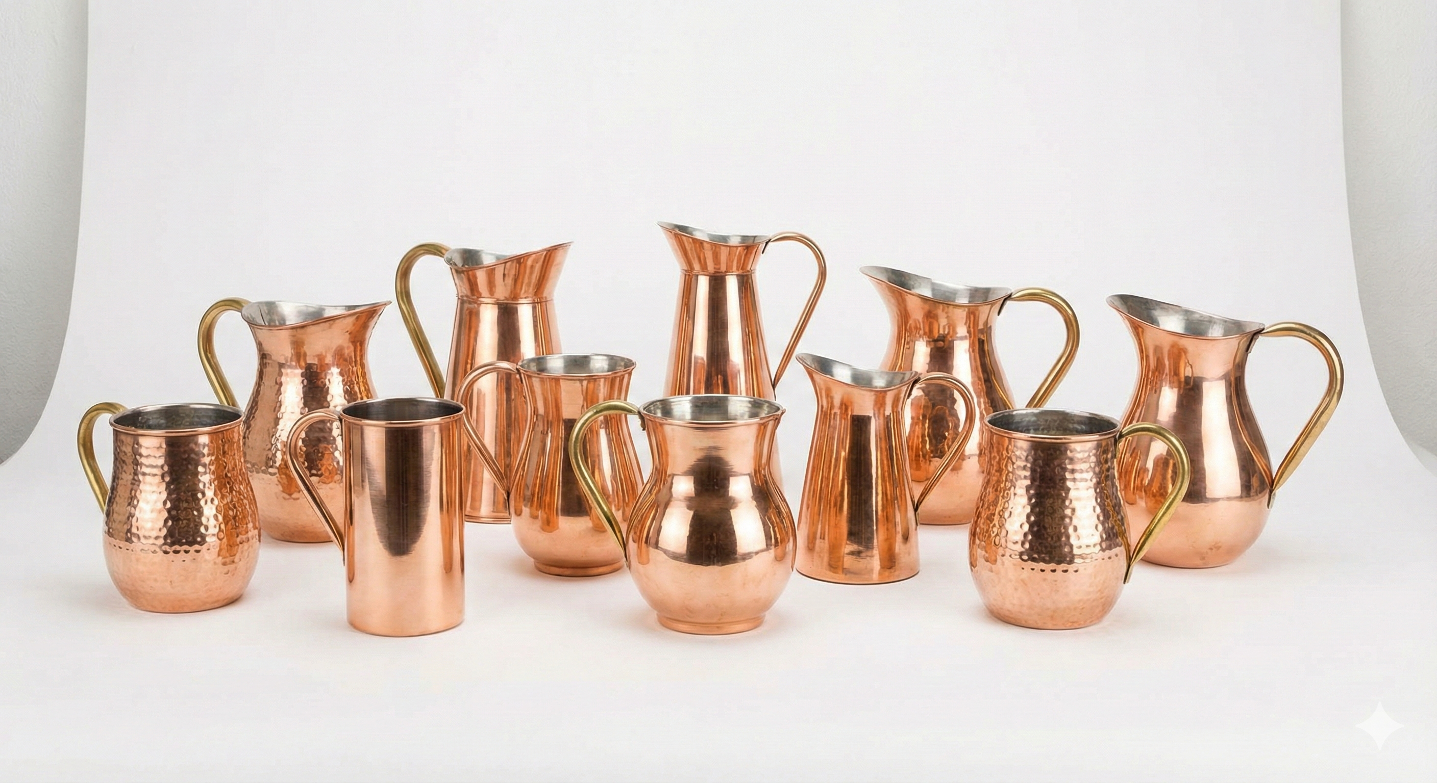 Copper Jugs & Pitchers