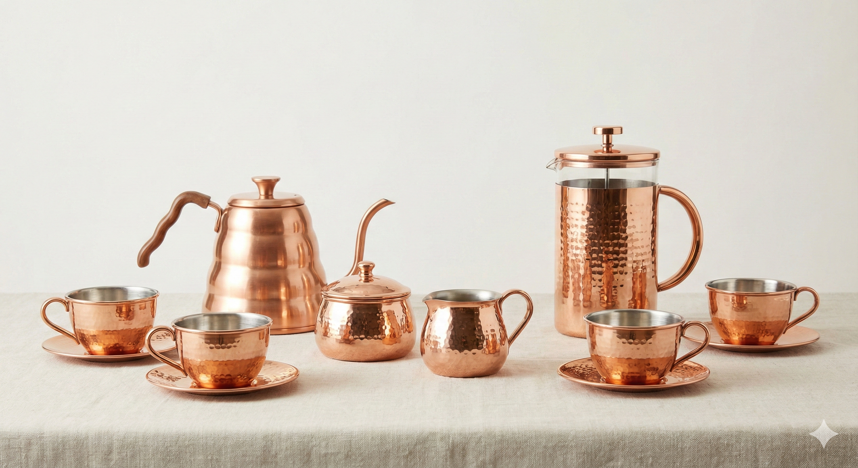 Copper Tea & Coffee Ware