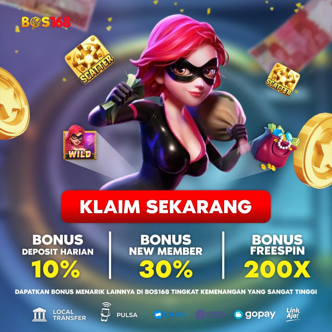 BOS168 : Daftar & Login Situs Gacor No.1 Di Indonesia Gampang Menang