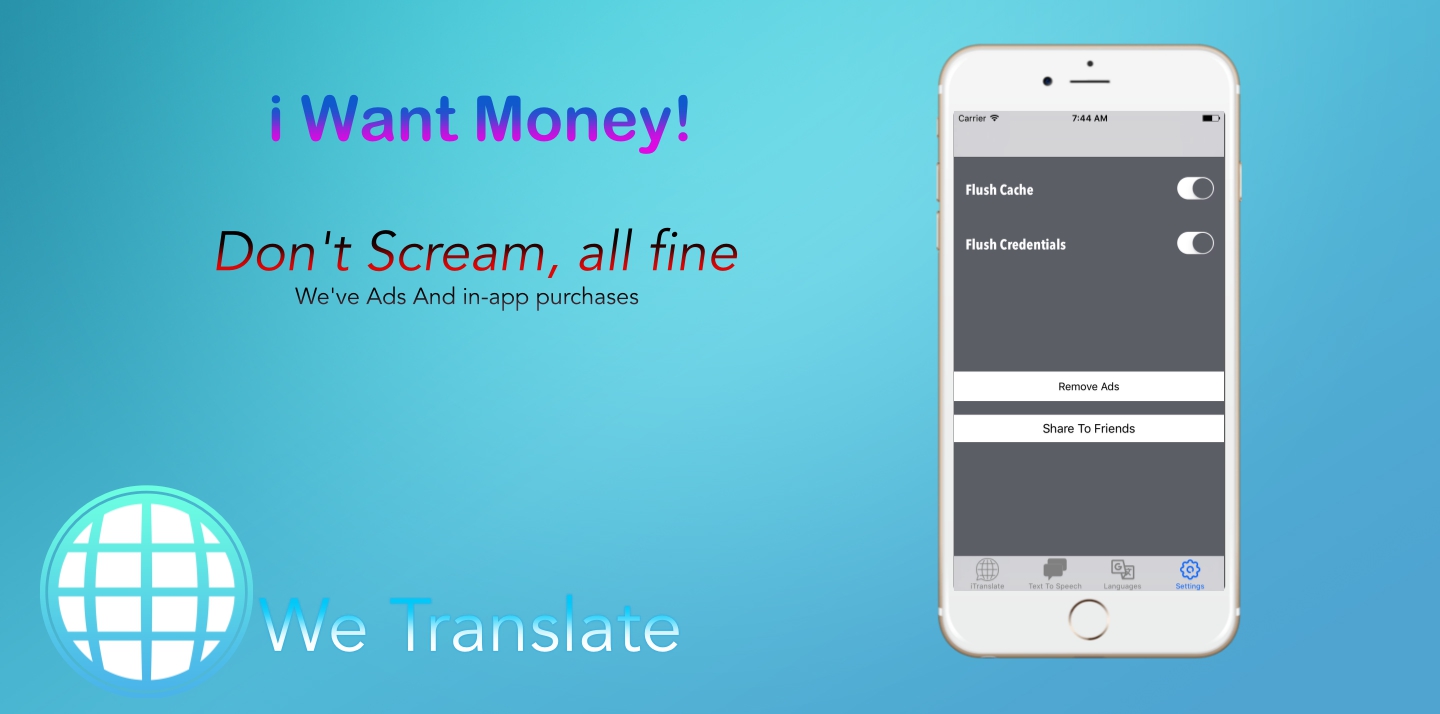 We Translate : #1 Translation App with 90 languages , TEXT to speech ,in-app and admob - 6