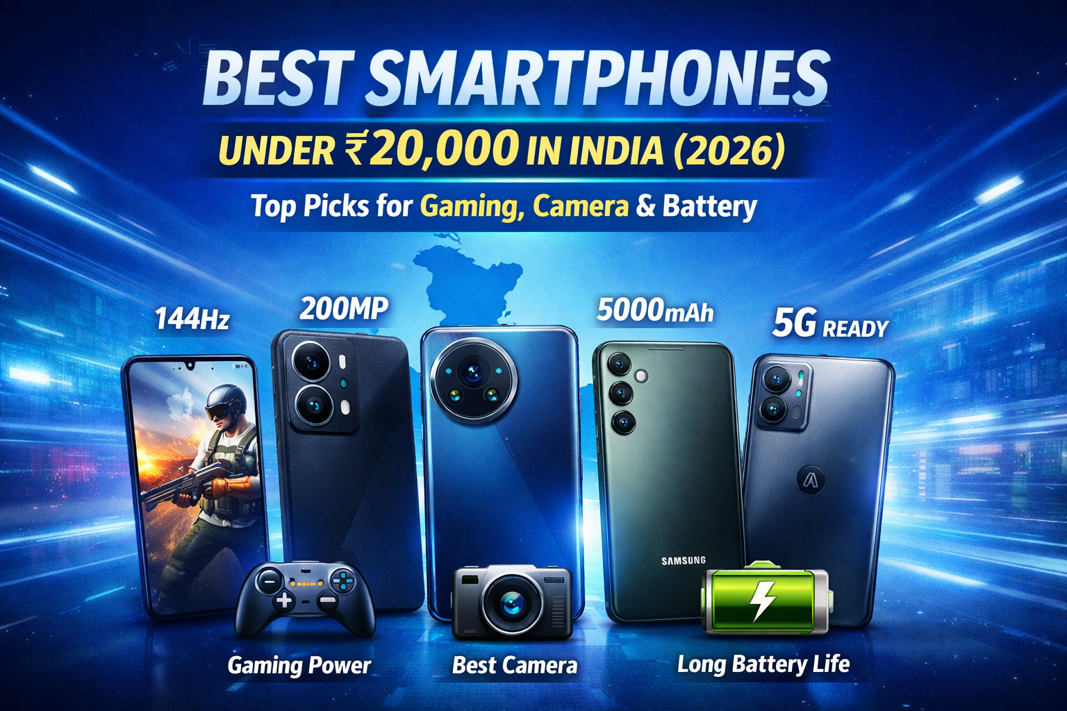 Best Smartphones Under ₹30,000 in India (2026): Top Picks for Gaming, Camera & Battery