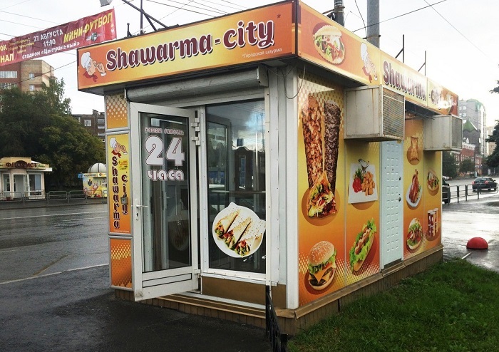 Ларек с шаурмой