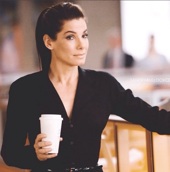 sandra bullock drinking