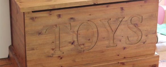 cheapest wooden toy box