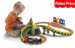 fisher price plastic train set