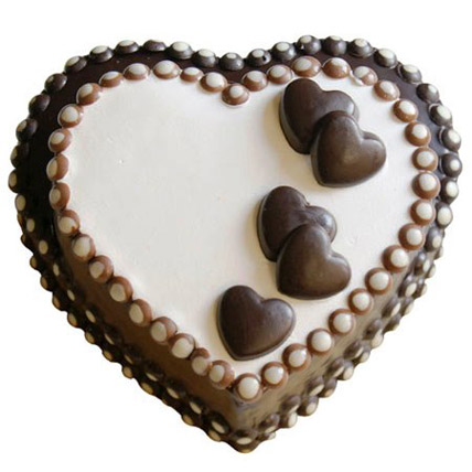 Special Heart Chocolate Cake Half kg