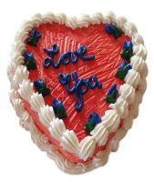 Heart Shape Valentine Cake Half kg