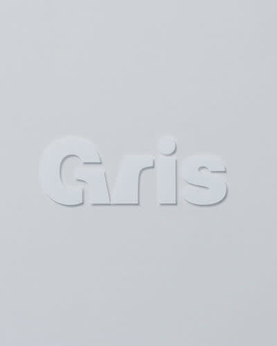 GRIS LOGOTYPE STICKER WHITE Dog Gris by muraco 