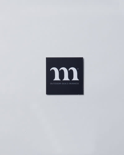 "m" SQUARE STICKER BLACK Equipment OUTDOOR GUILD MURACO 