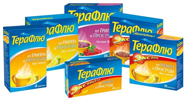 ТОП 20 противірусних препаратів: ефективні засоби і ліки для дорослих і дітей 30 Терафлю