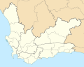 Map of the Western Cape with municipalities blank (2016).svg
