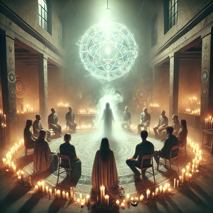 Spirit Communication in a Sacred Indoor Circle