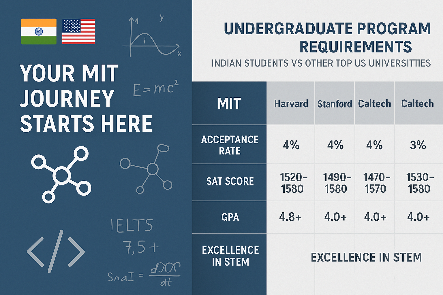 MIT vs Other Top Universities Comparison for Indian Students