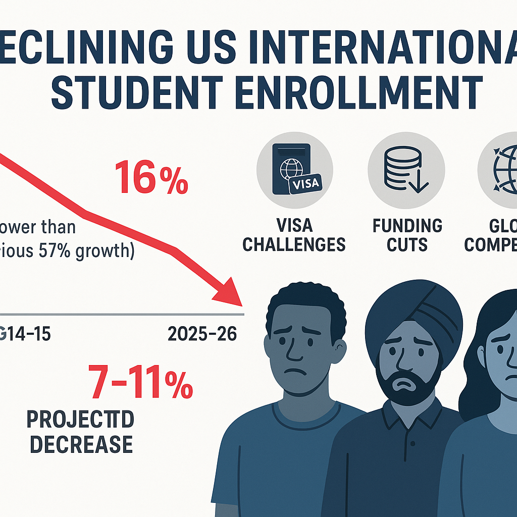 US student enrollment statistics infographic