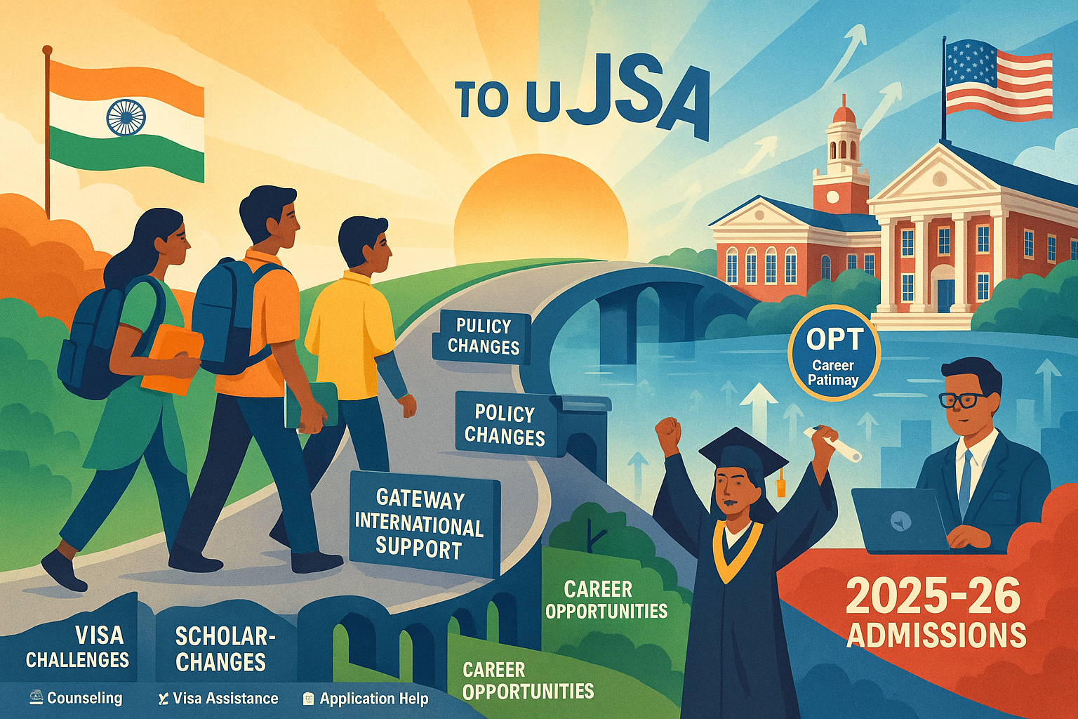 Indian Students Journey to US Education Success