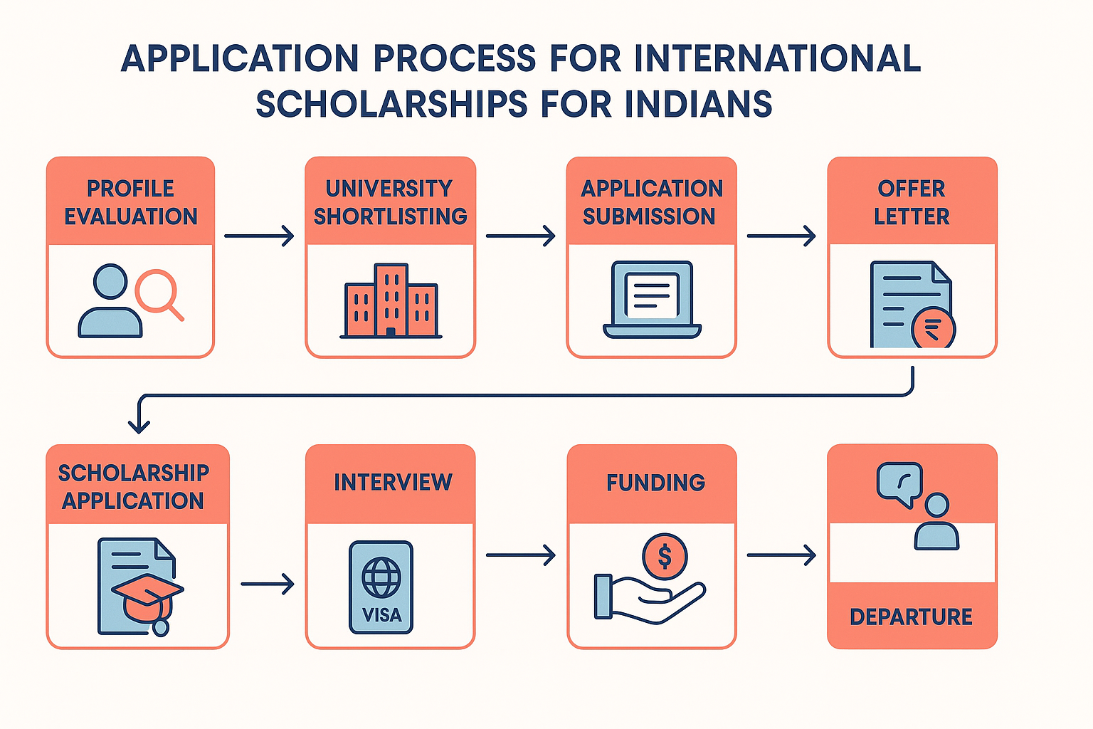Scholarship Application Process Flowchart