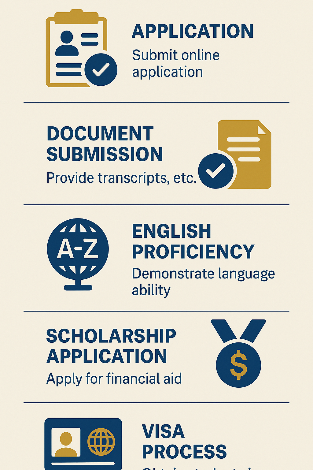 RWU Rhode Island Admission Process Infographic