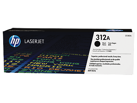 HP 312A Black Original LaserJet Toner Cartridge