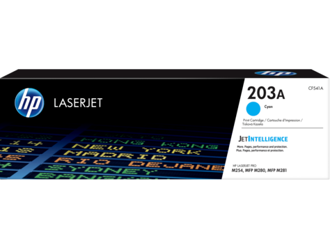 HP 203A Cyan Original LaserJet Toner Cartridge