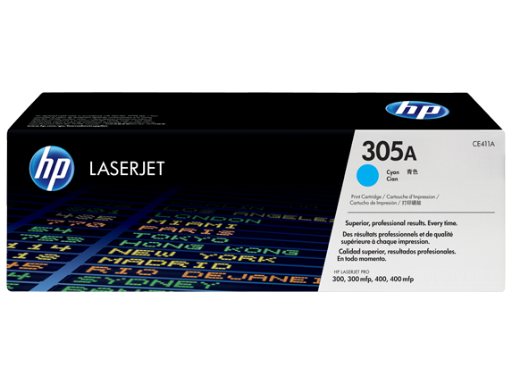 HP 305A Cyan Original LaserJet Toner Cartridge