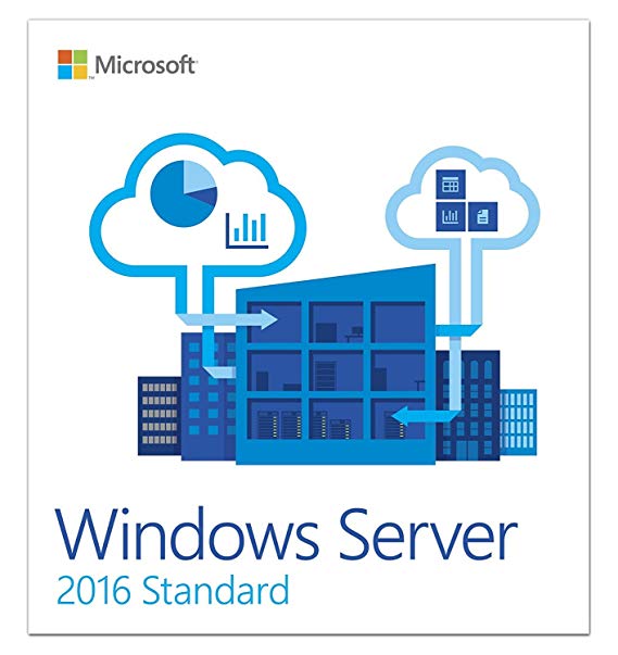 Wíndows Server Standard 2016, 64-Bit 16-Core