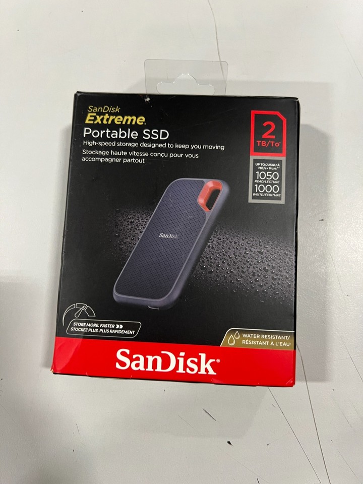 SANDISK E81 EXTREME PRO PORTABLE EXTERNAL SSD V2 2TB