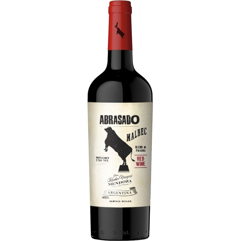 Vinho Abrasado Red Wine Blend Malbec - 750ml