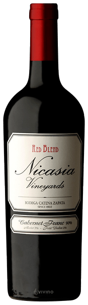 Vinho Catena Zapata Nicasia Vineyards Red Blend Cabernet Franc 750ml