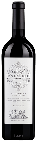 Vinho El Enemigo Gran Enemigo Single Vineyard El Cepillo Cabernet Franc