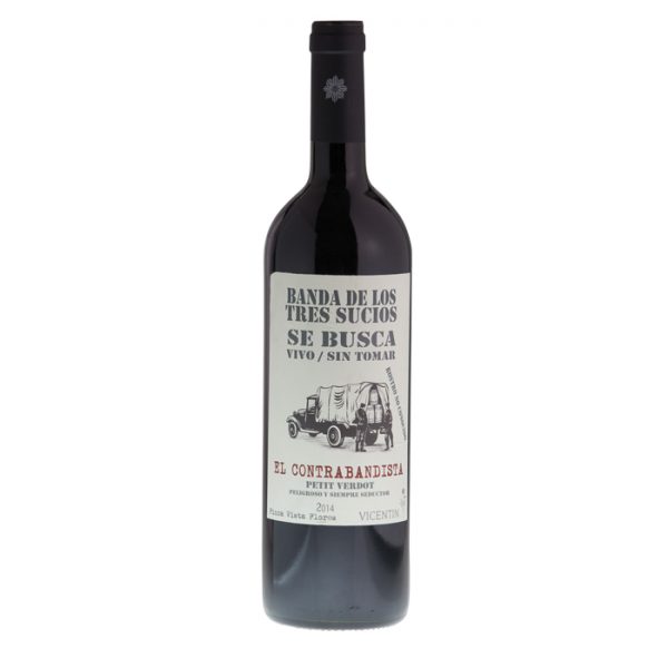 Vinho Vicentin El Contrabandista Petit Verdot 750ml