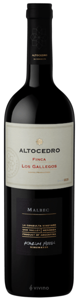 Vinho Altocedro Finca Los Gallegos Malbec 750ml