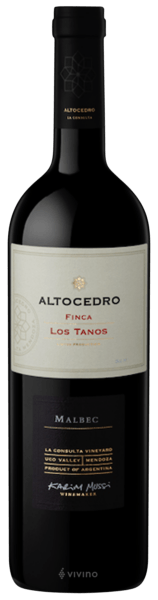 Vinho Altocedro Finca Los Tanos Malbec 750ml