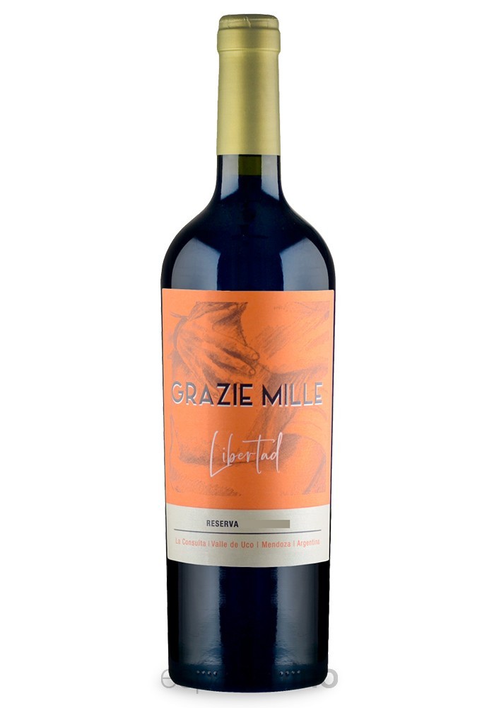 Vinho Grazie Mille Reserva Libertad Syrah 750ml