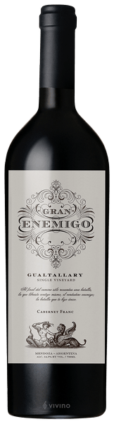 Vinho Gran Enemigo Single Vineyard Gualtallary Cabernet Franc 750ml