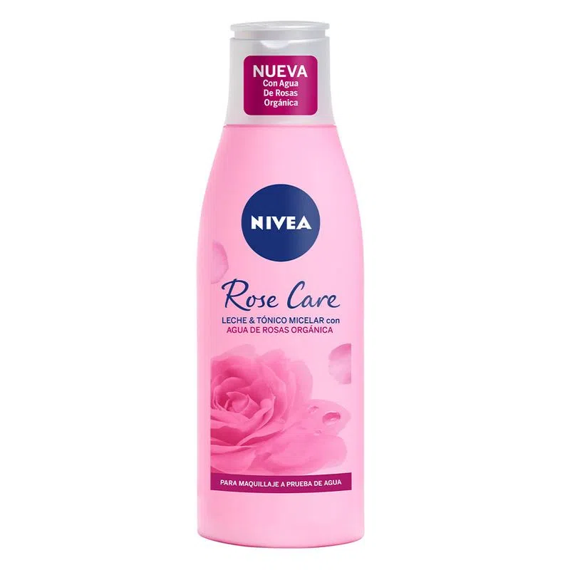 NIVEA Rose Care 2 em 1 leite e tônico micelar x 200ml