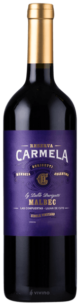 Vinho Carmela Durigutti Reserva Malbec 750ml