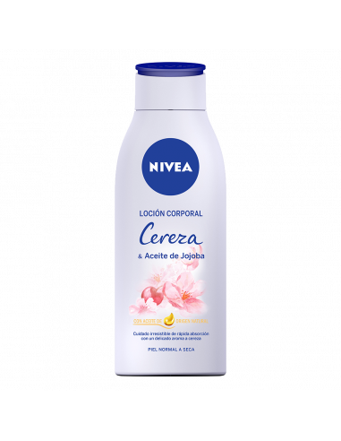 NIVEA Loção Corporal Cereja e Óleo de Jojoba 400 ml