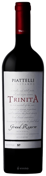 Vinho Piatelli Gran Reserva Trinità Blend 750ml