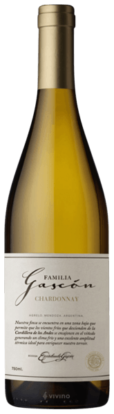 Vinho Escorihuela Gascón Familia Gascón Chardonnay 750ml