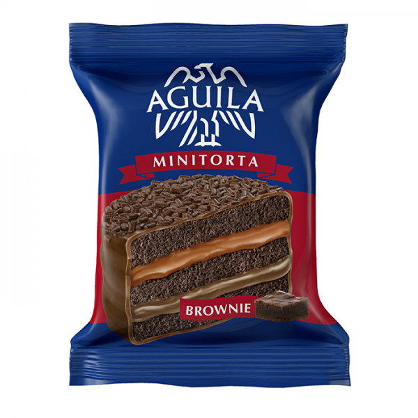 Alfajor Aguila Minitorta Brownie com Doce de Leite 71,5g