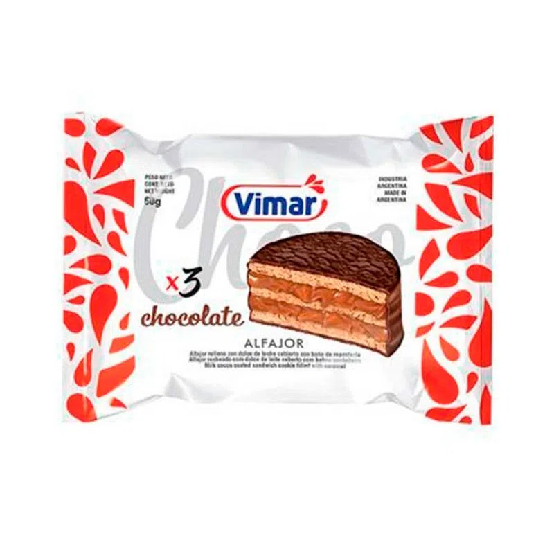 Alfajor Vimar Triplo Chocolate 60g