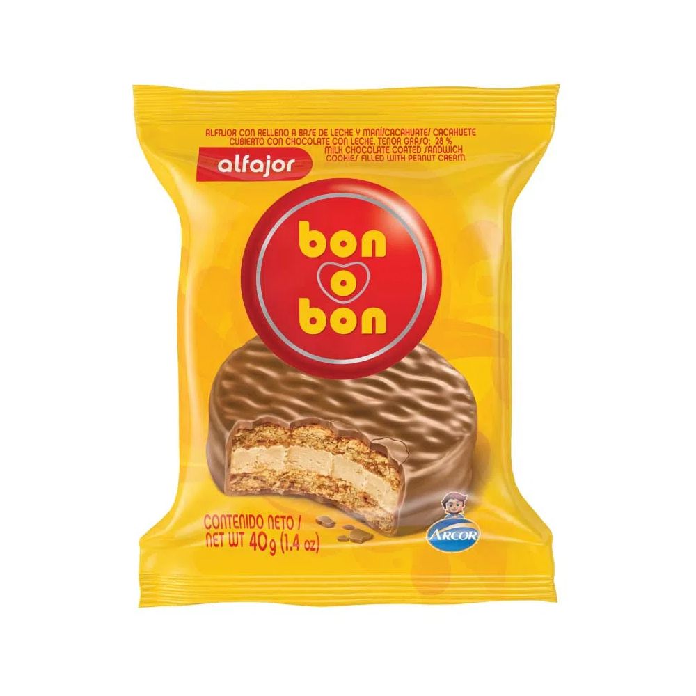 Alfajor Arcor Bon o Bon 40g