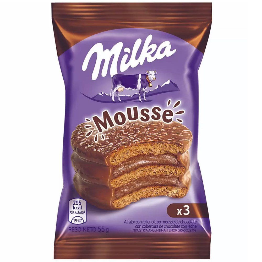 Alfajor Milka 55g Mousse