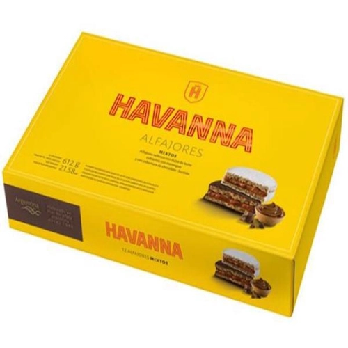 Alfajores Mistos Havanna 612g c/12