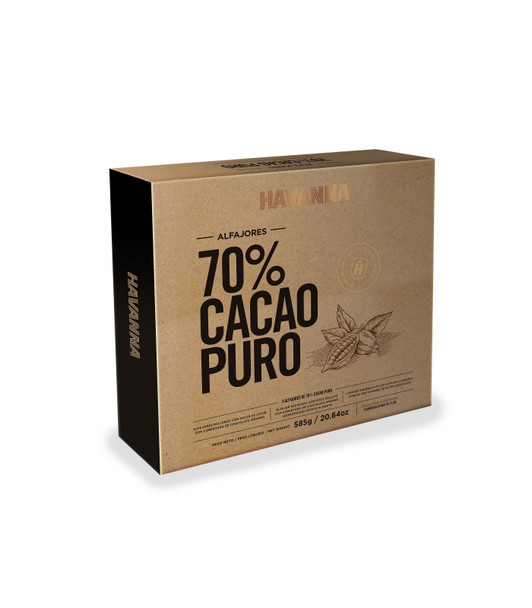 Alfajores Havanna 70% Cacau 585g c/9