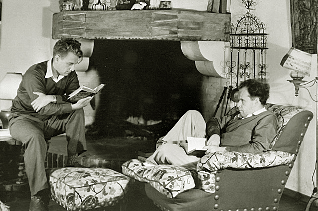 Григорий Александров и Сергей Эйзенштейн в Голливуде. 1934 год
