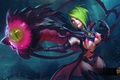 Картинка девушка, монстр, hon, Heroes of Newerth, Calamity, rift hunter