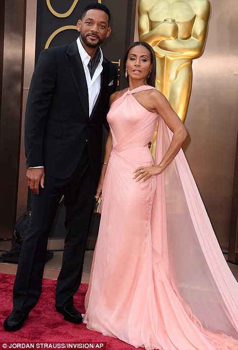 Stylish: Will Smith and wife Jada Pinkett Smith