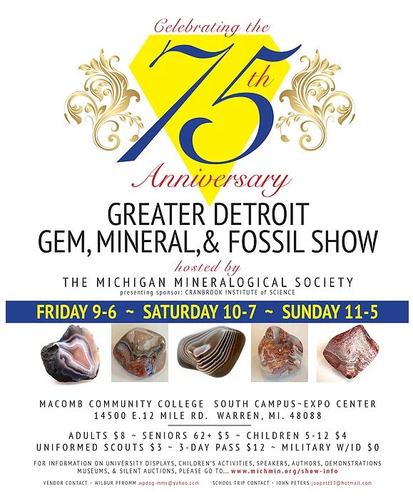 75th Greater Detroit Gem and Mineral Show Rock Tumbling Hobby