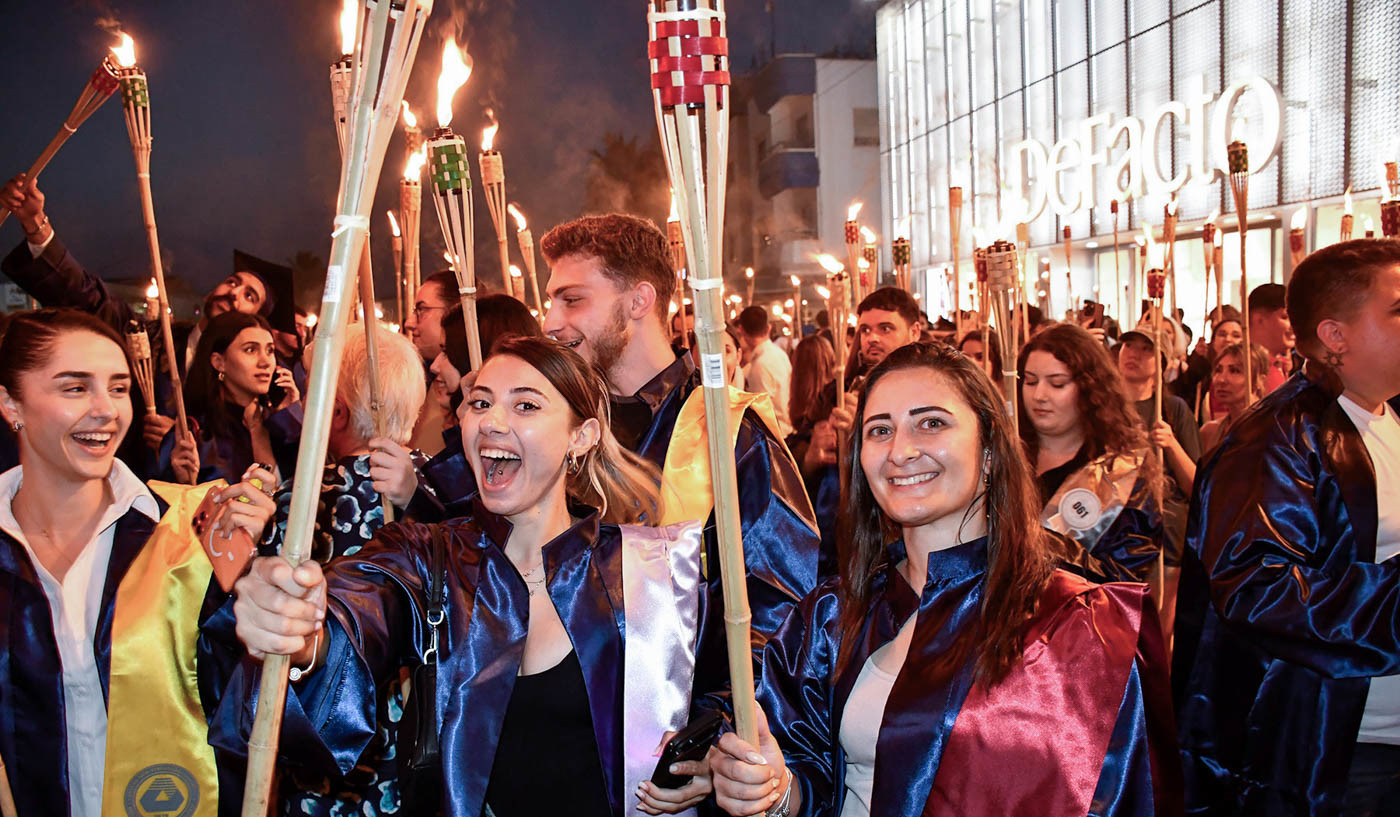 Hundreds of EMU Graduates Bid a Torchlight Farewell to Famagusta